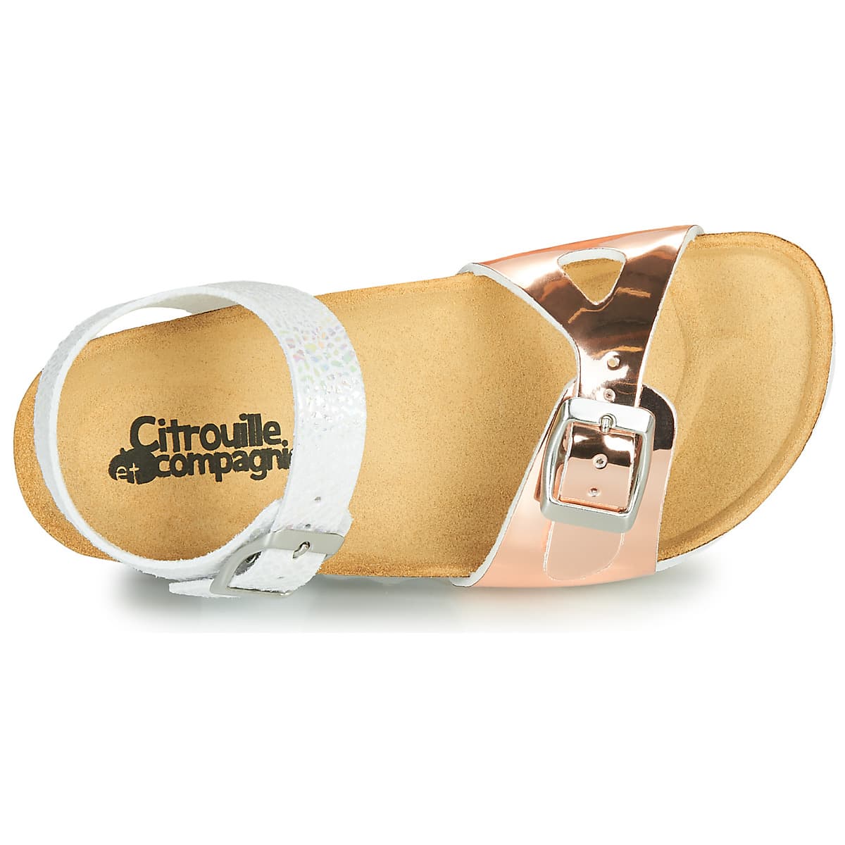 Girls' Sandals Citrouille et Compagnie Gold