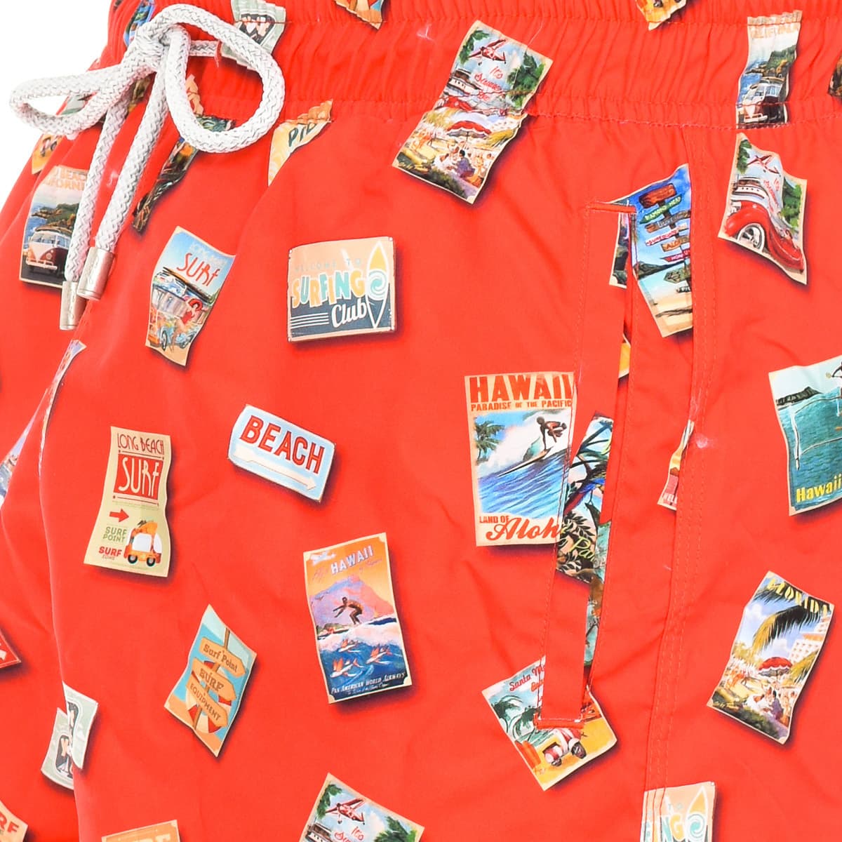 Men's Swimwear John Frank Red