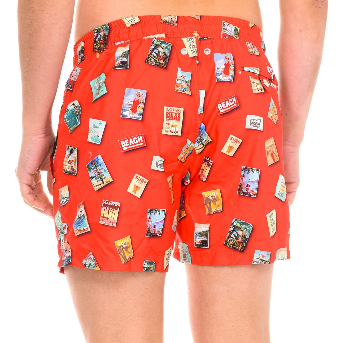 Men's Swimwear John Frank Red