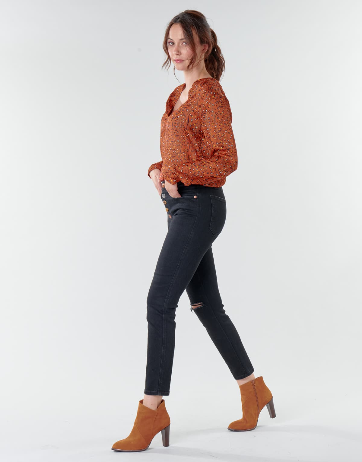 Women's T-Shirts Moony Mood Brown