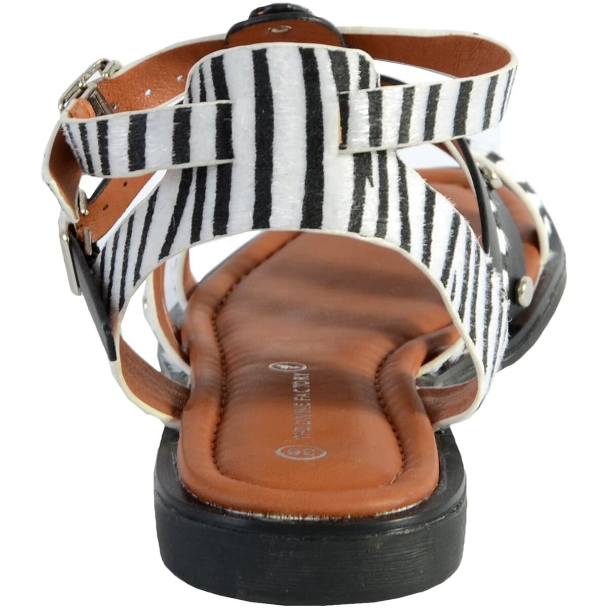 Women's Flip Flops The Divine Factory Black