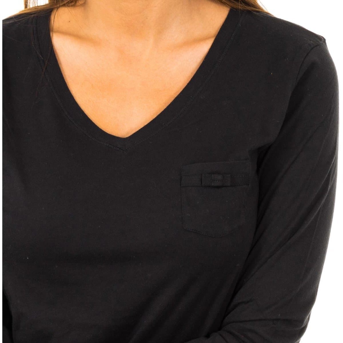 Women's T-Shirts Tommy Hilfiger Black