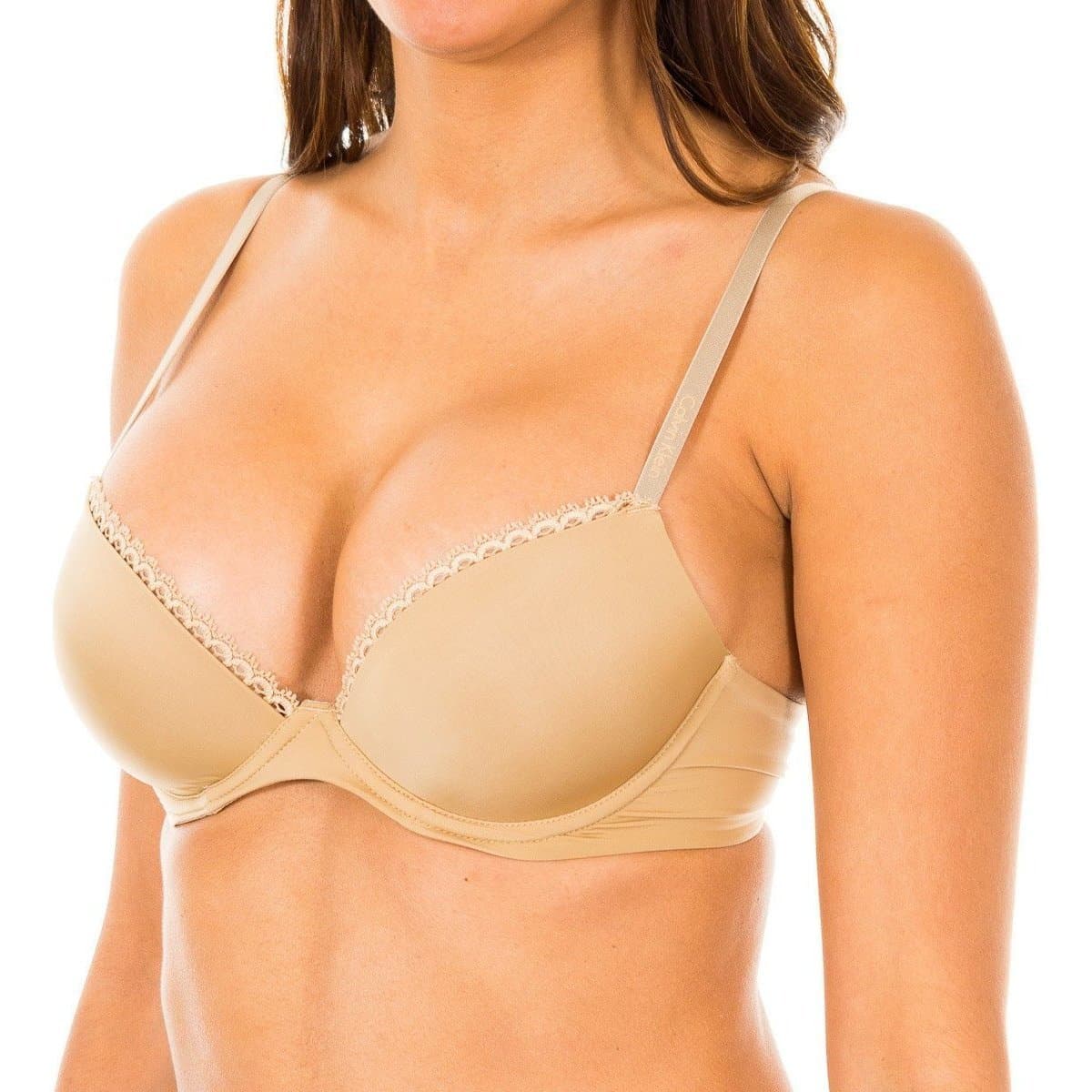 Women's Sports Bras Calvin Klein Beige