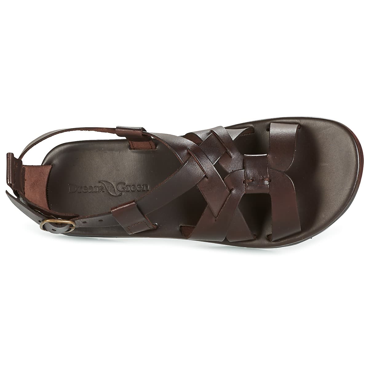 Men's Sandals Dream in Green Brown