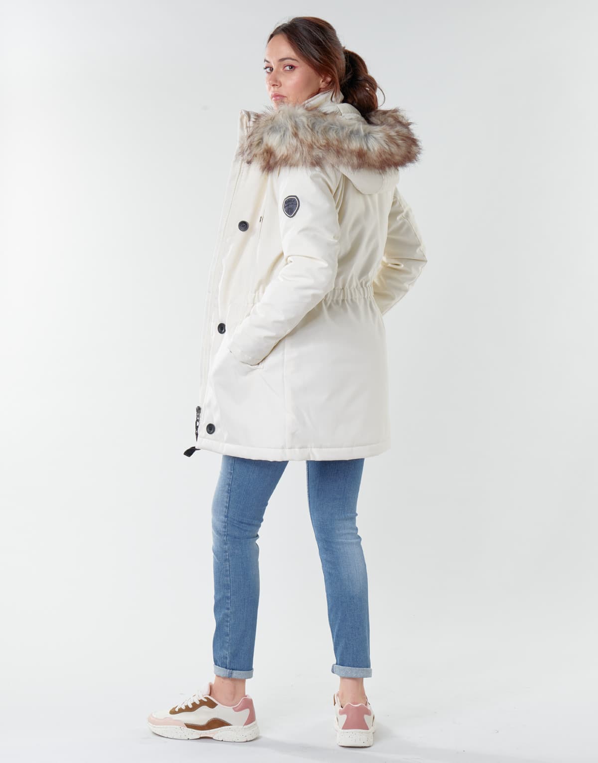 Women's Parkas Only White