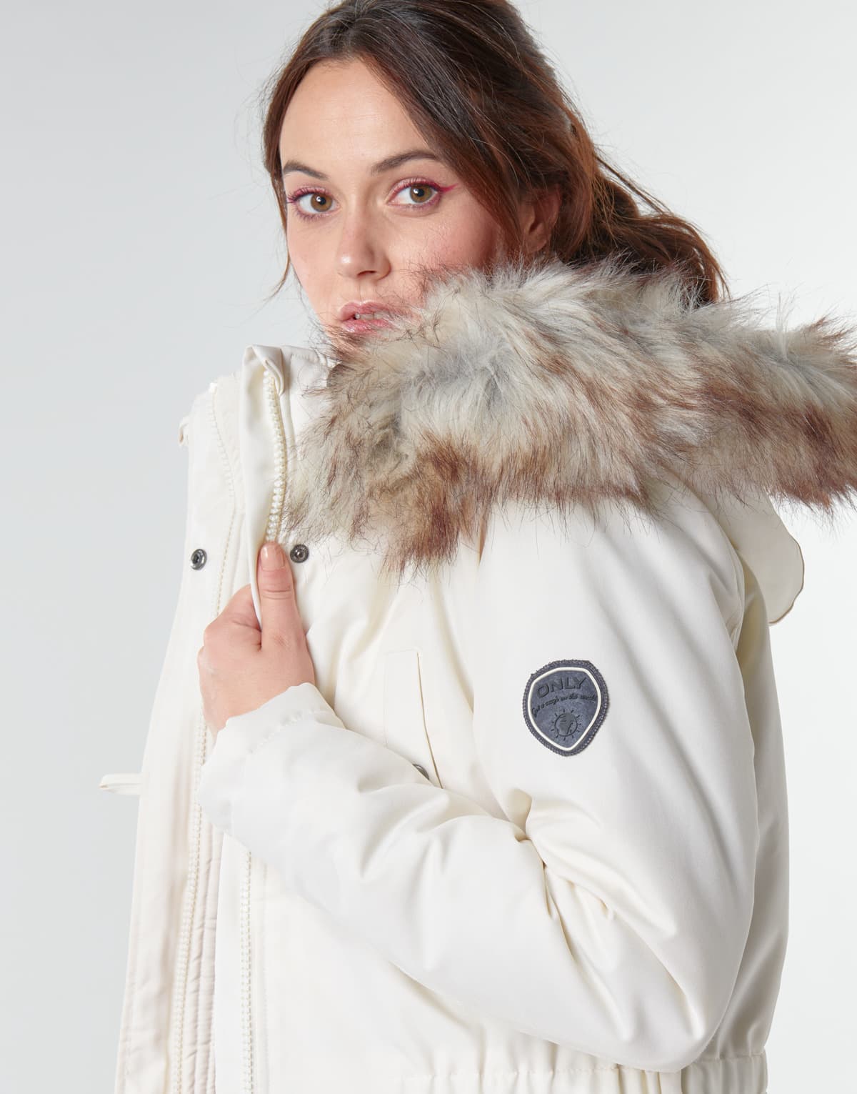 Women's Parkas Only White