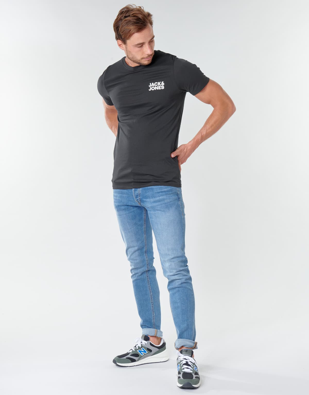 Men's T-Shirts Jack & Jones Black