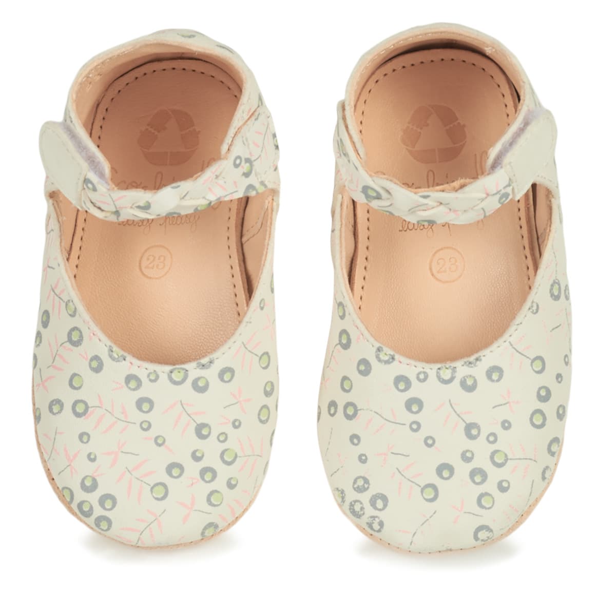 Girls' House Slippers Easy Peasy White