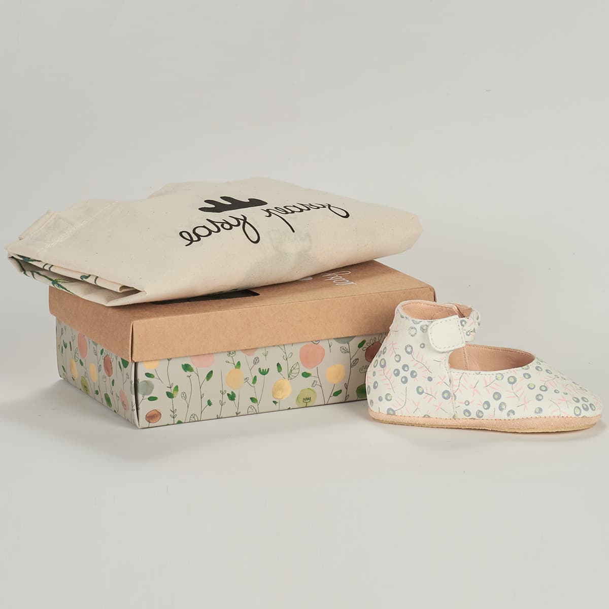 Girls' House Slippers Easy Peasy White