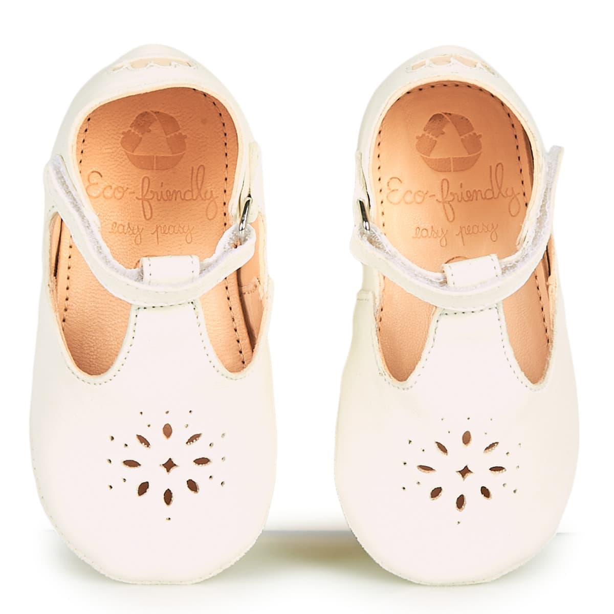 Girls' House Slippers Easy Peasy White