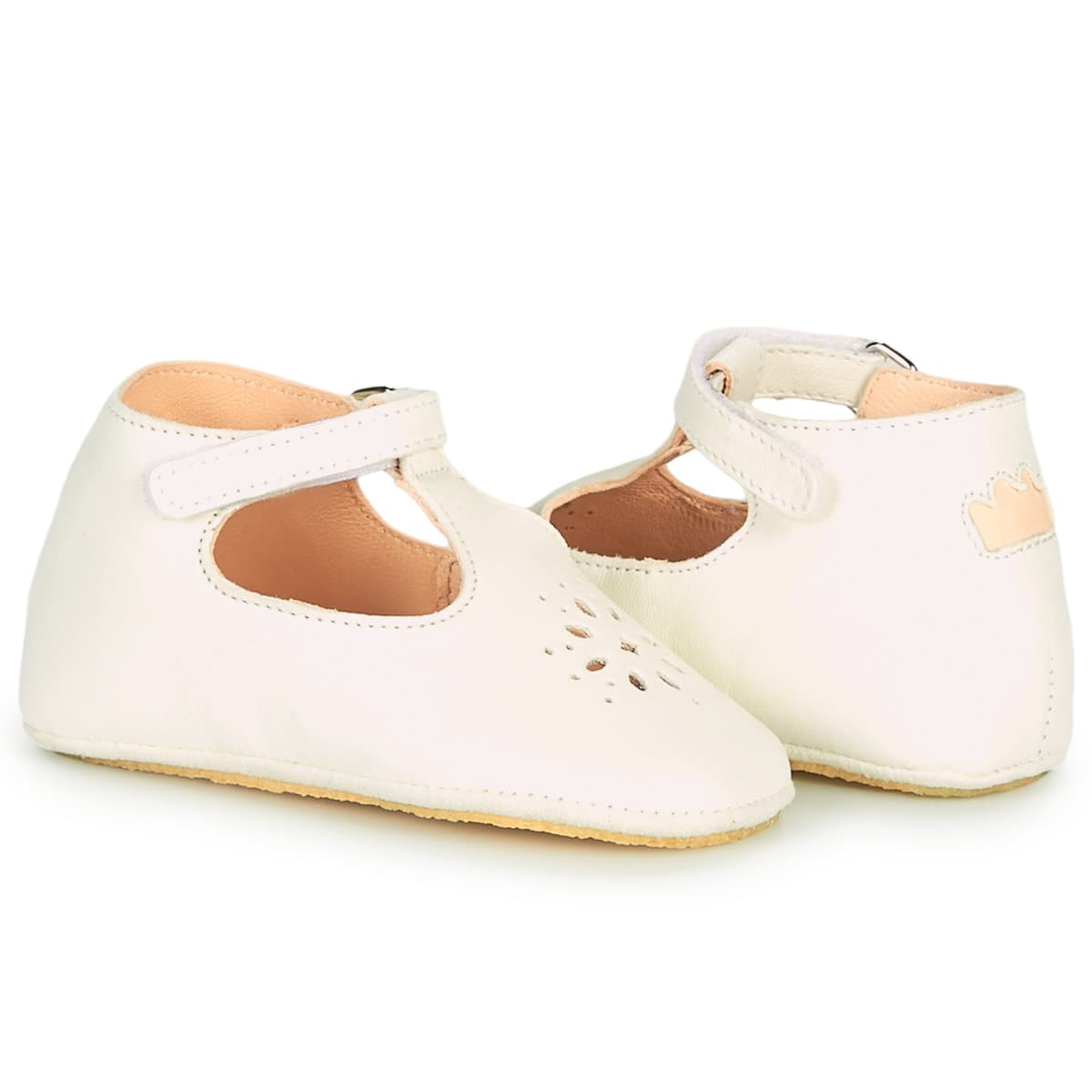 Girls' House Slippers Easy Peasy White
