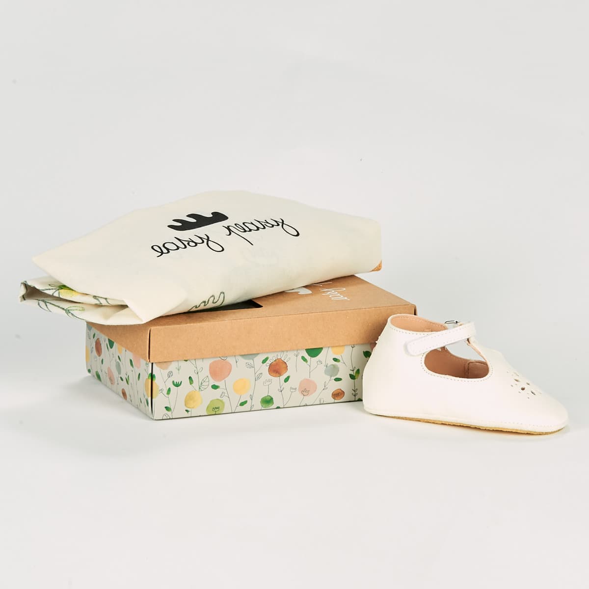 Girls' House Slippers Easy Peasy White