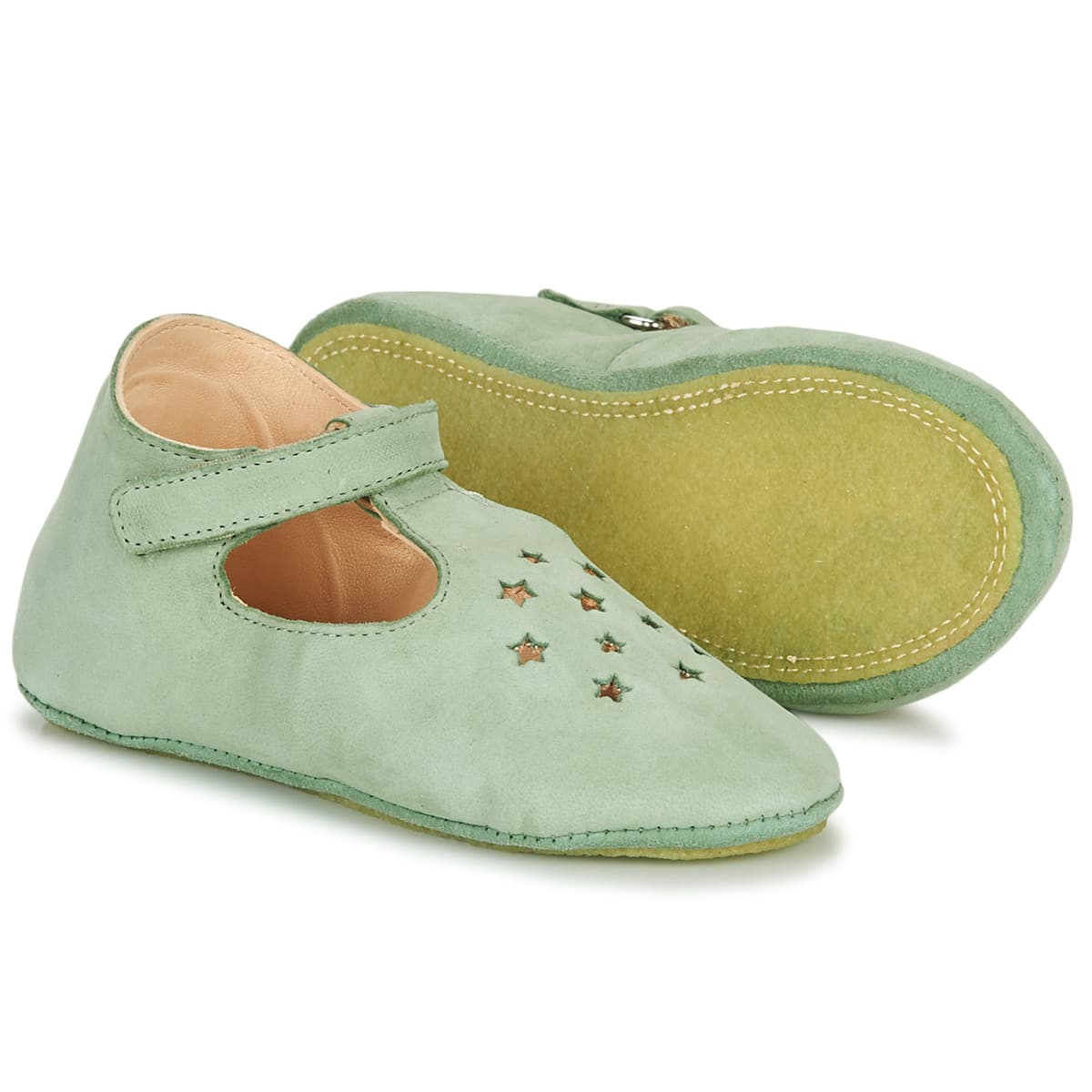 Girls' House Slippers Easy Peasy Green