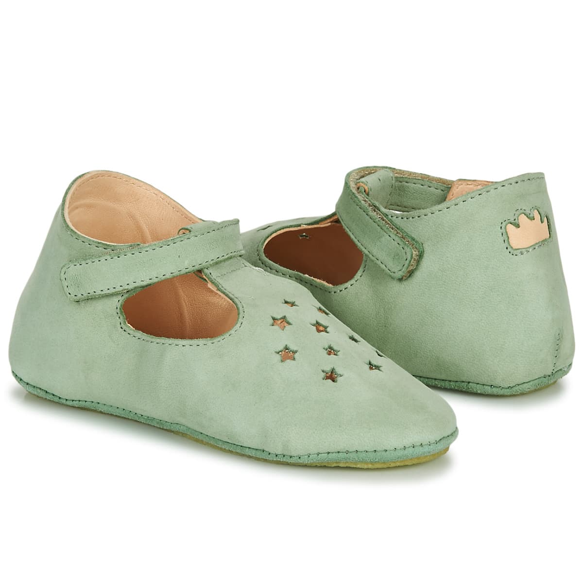 Girls' House Slippers Easy Peasy Green