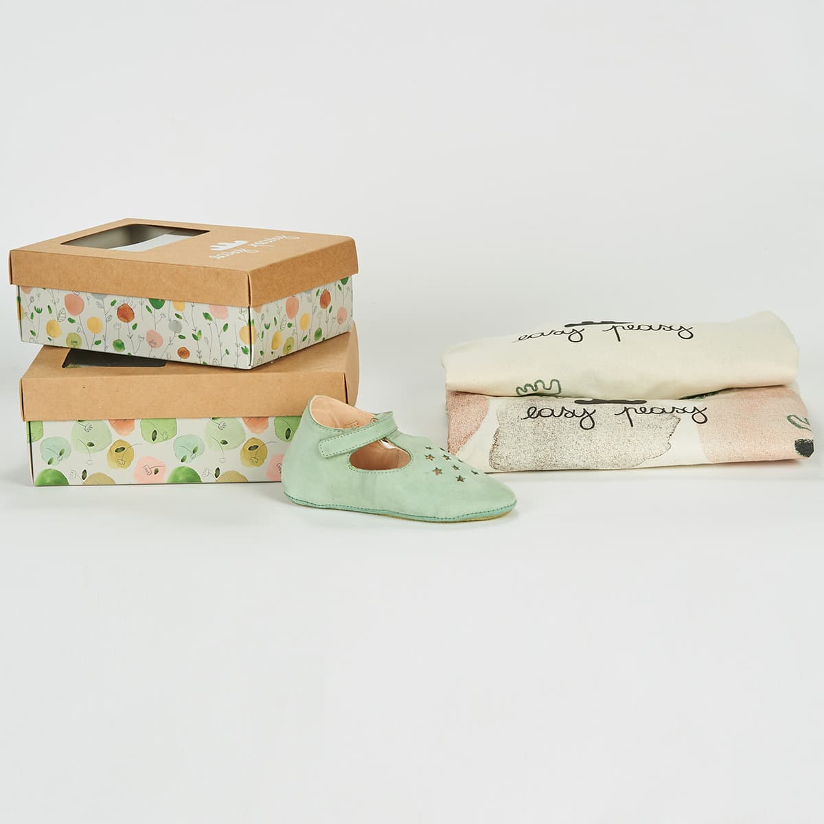 Girls' House Slippers Easy Peasy Green