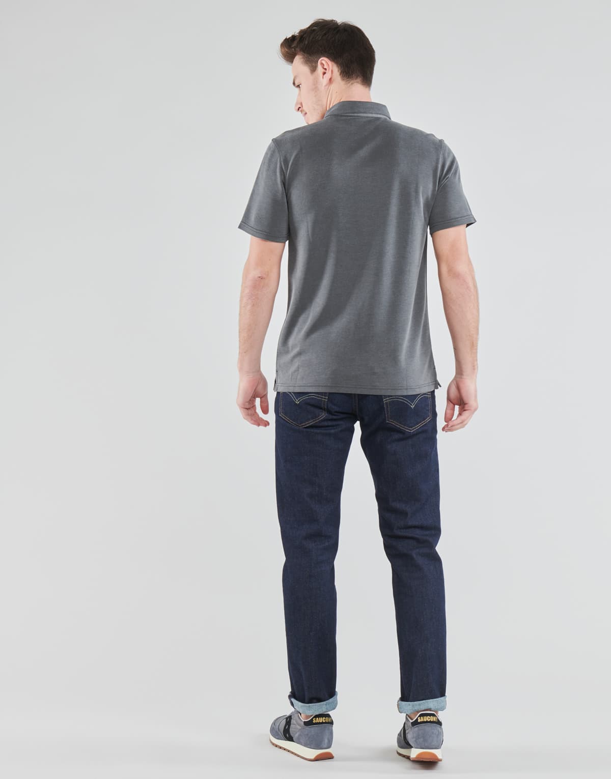 Men's Polo Shirts Columbia Gray