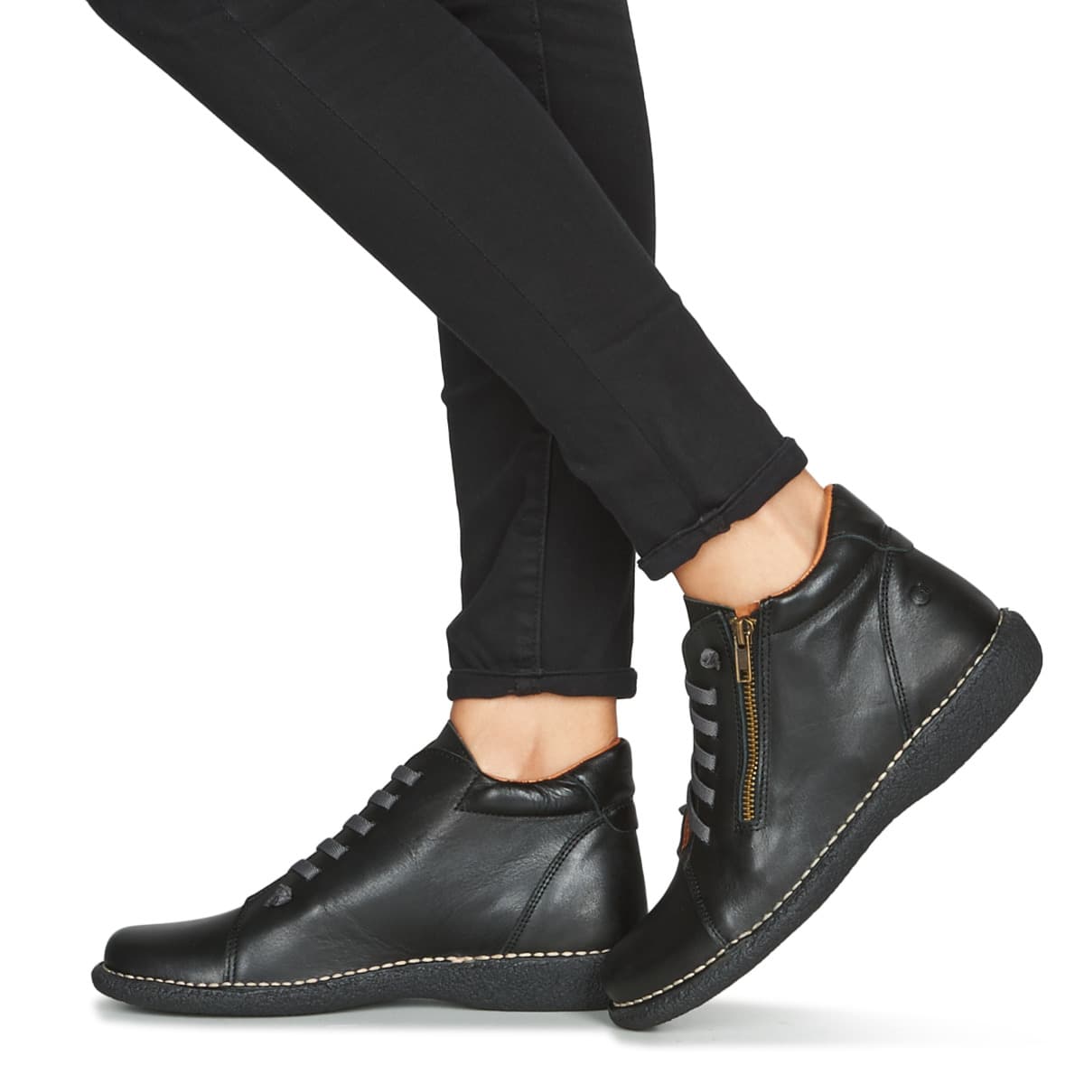 Women's Derby Shoes Casual Attitude Black