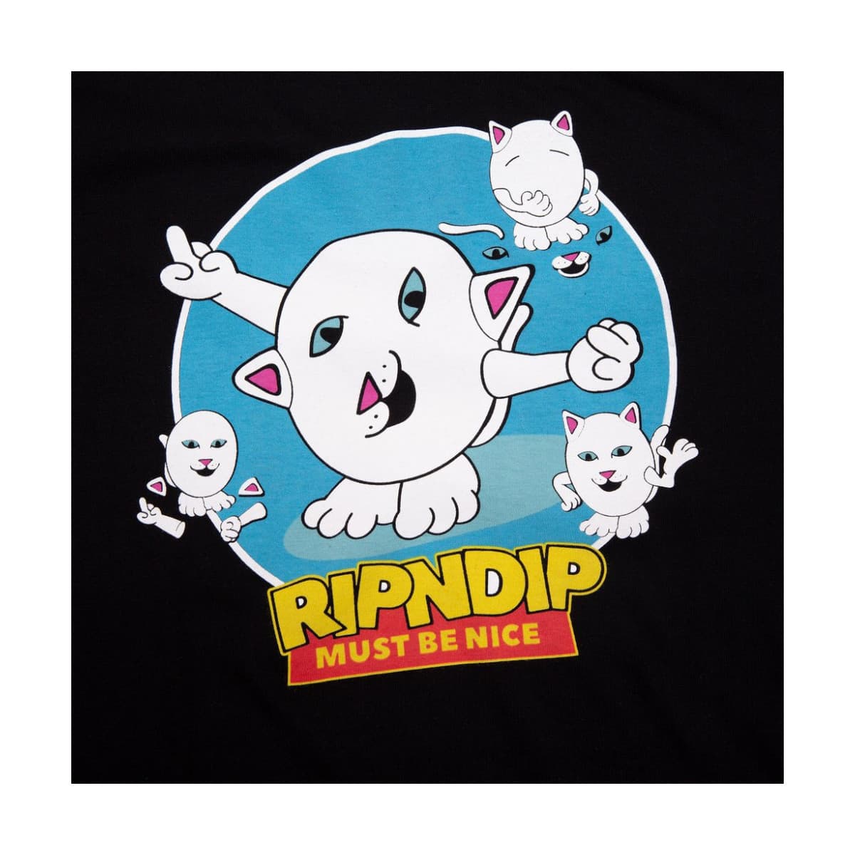 Men's T-Shirts Ripndip Black
