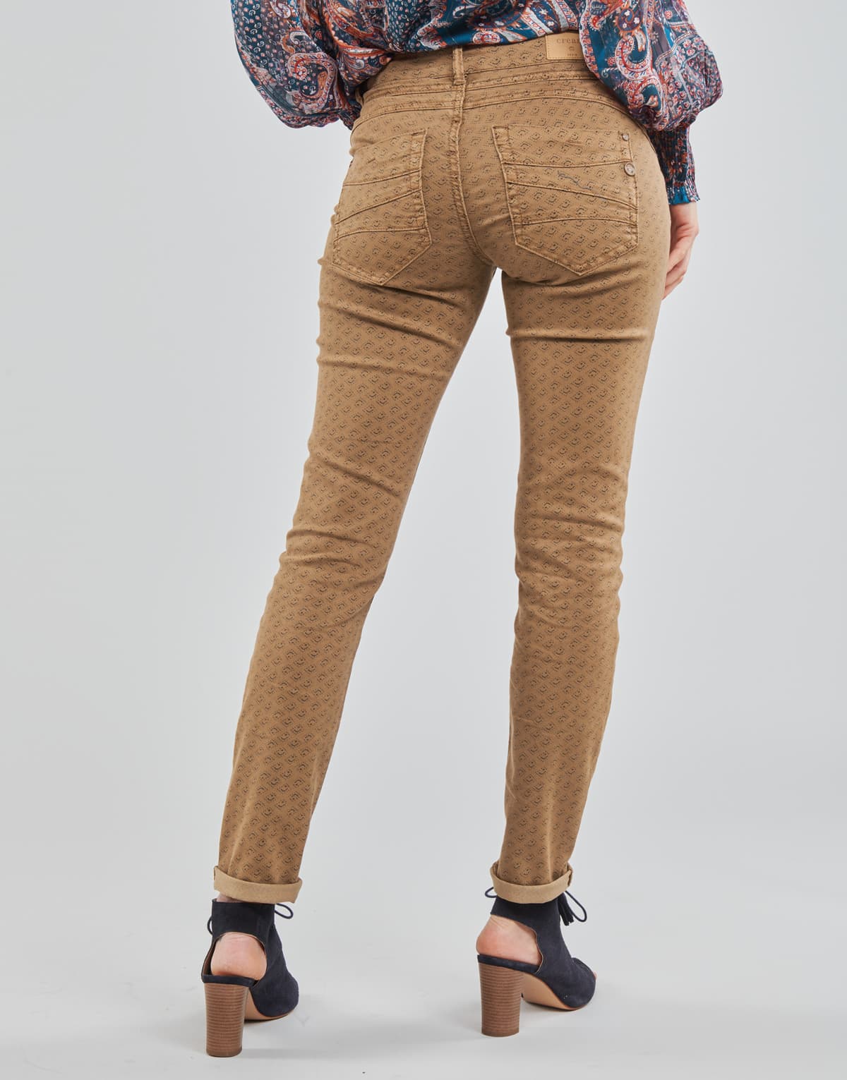 Women's Pants Cream Beige