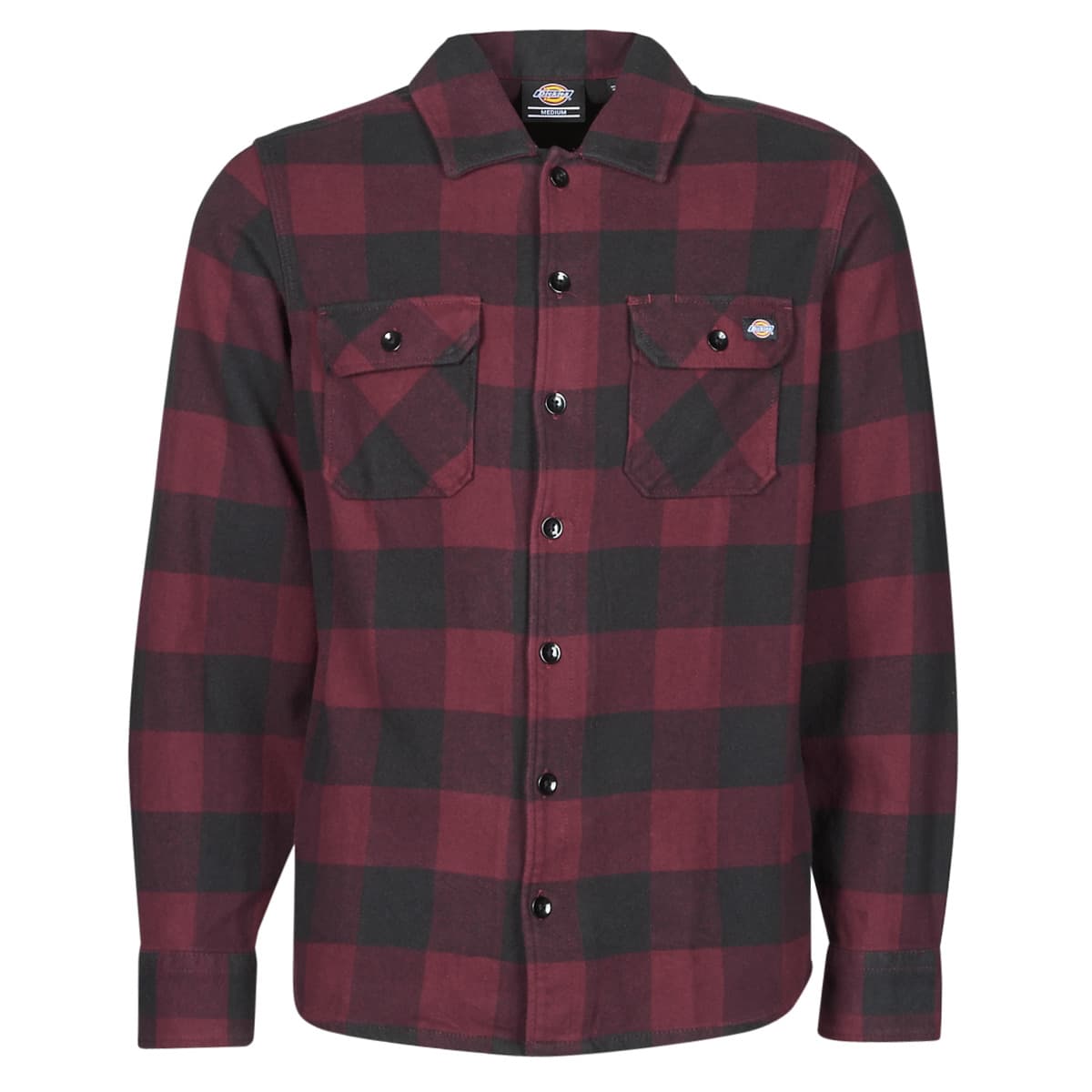 Πουκάμισο με μακριά μανίκια Dickies NEW SACRAMENTO SHIRT MAROON