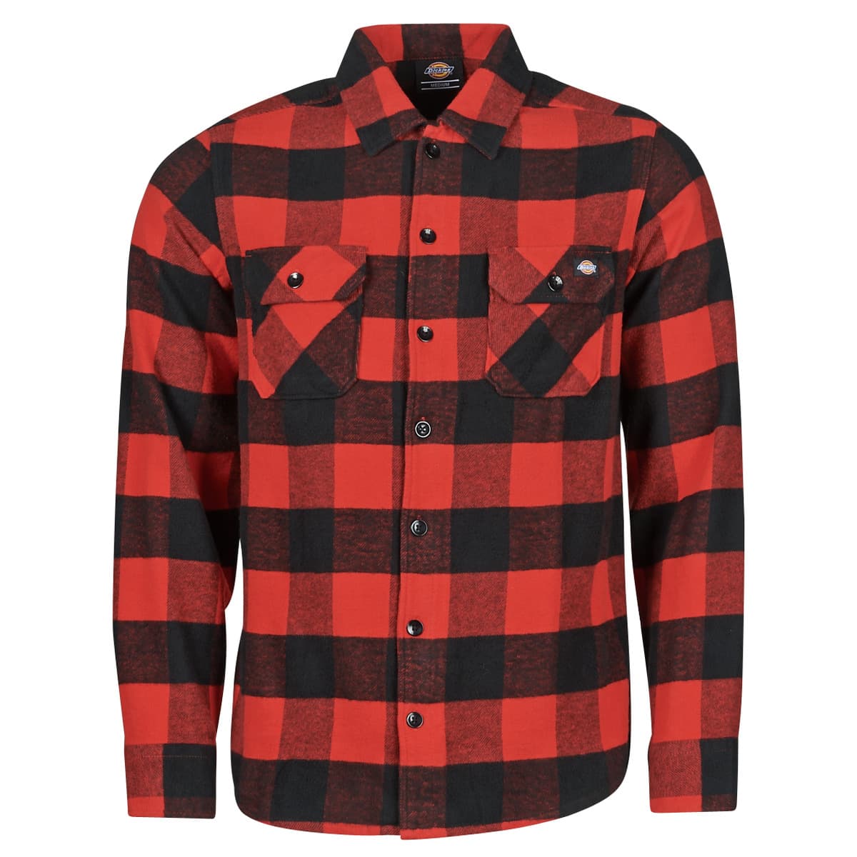 Πουκάμισο με μακριά μανίκια Dickies NEW SACRAMENTO SHIRT RED