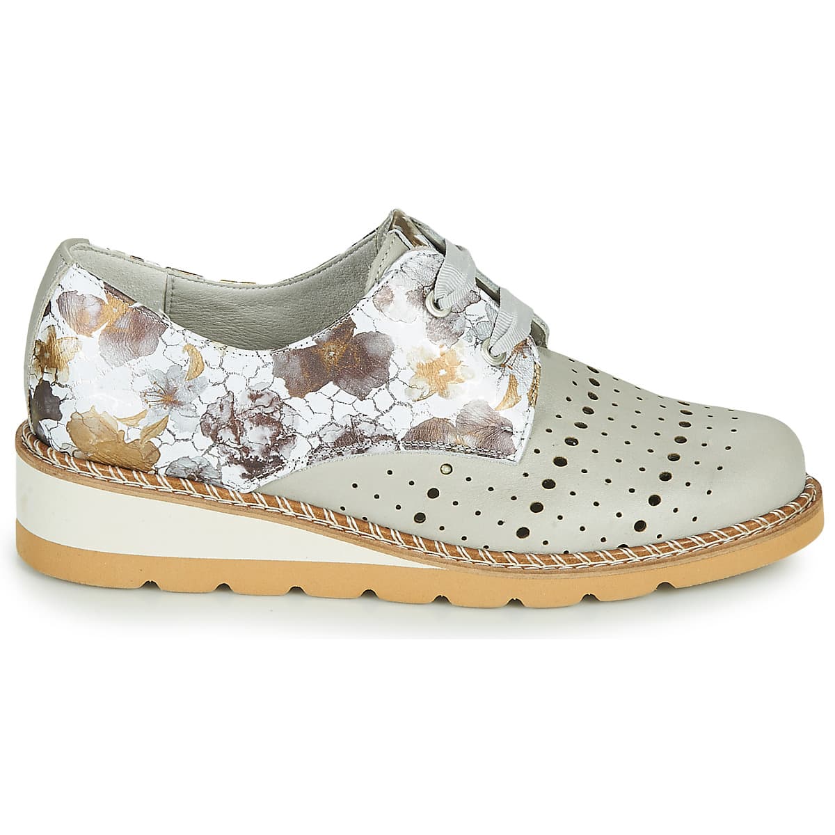 Women's Derby Shoes Dorking Gray