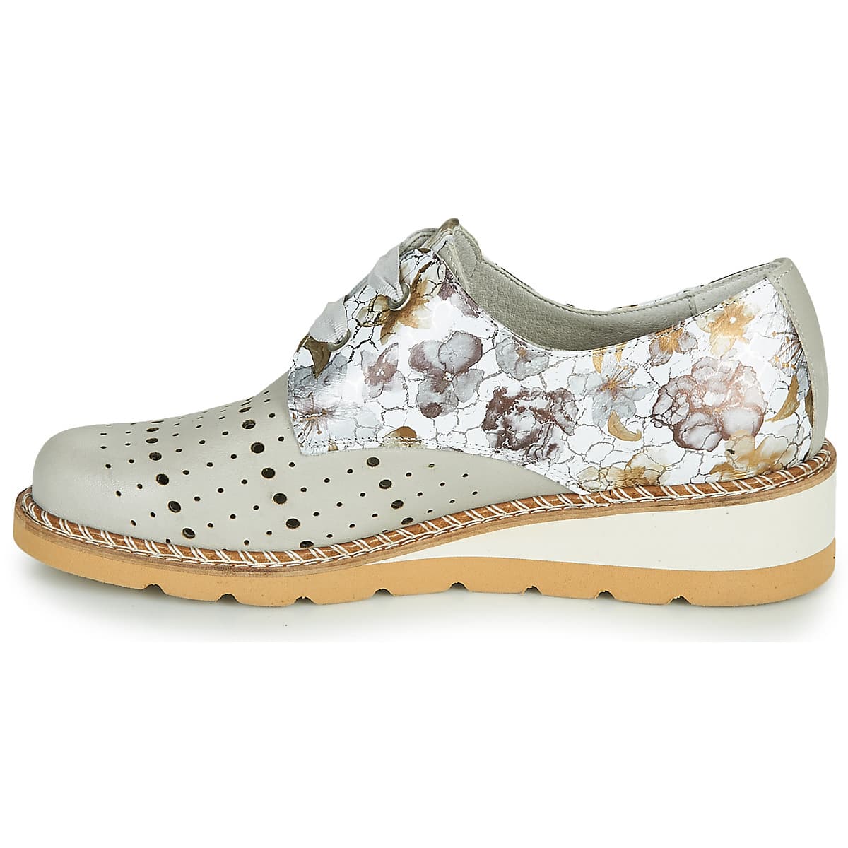 Women's Derby Shoes Dorking Gray