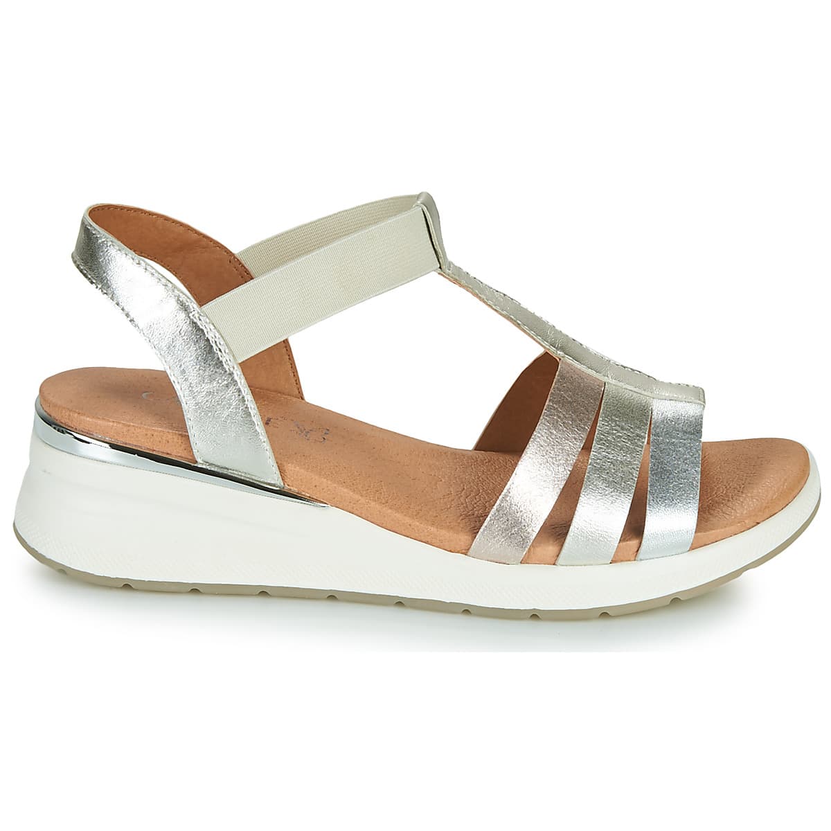 Women's Platforms Caprice Silver