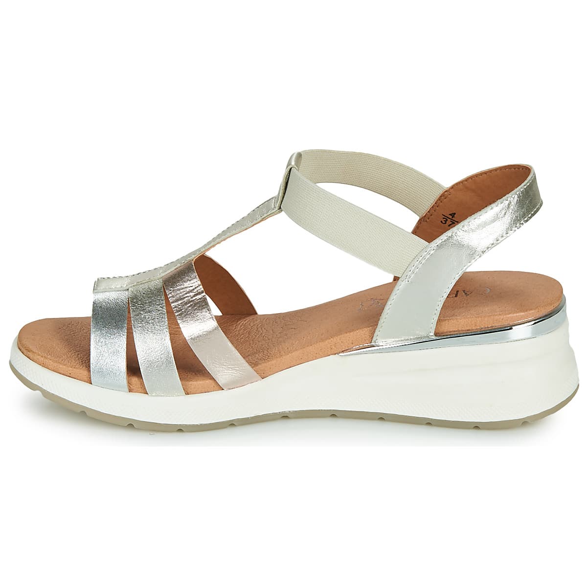 Women's Platforms Caprice Silver