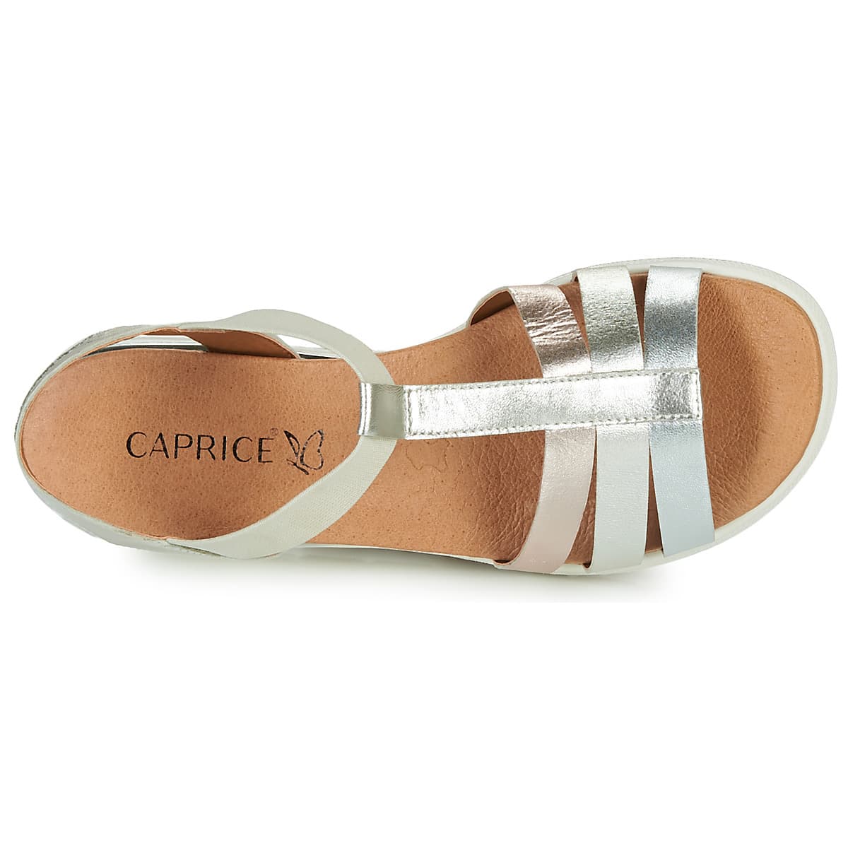 Women's Platforms Caprice Silver