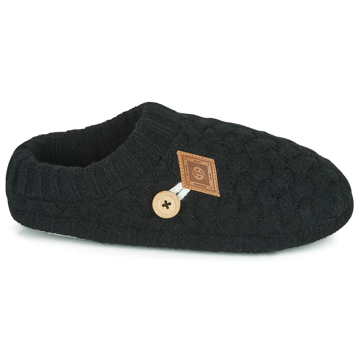 Women's House Slippers Dockers by Gerli Black