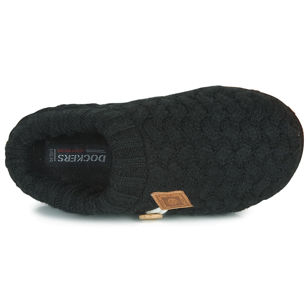 Women's House Slippers Dockers by Gerli Black