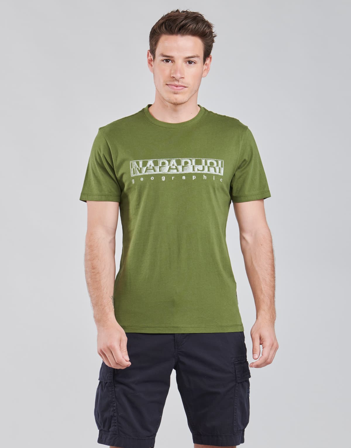 Men's T-Shirts Napapijri Green