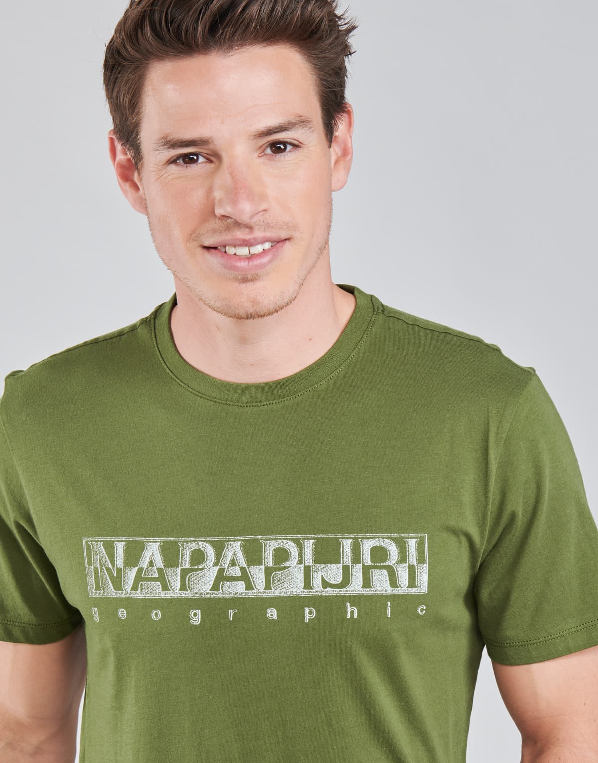 Men's T-Shirts Napapijri Green