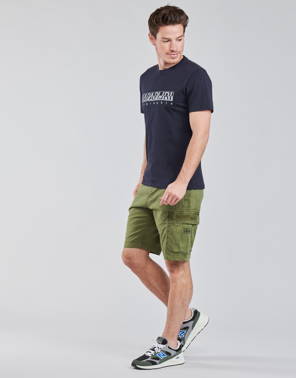 Men's T-Shirts Napapijri Blue