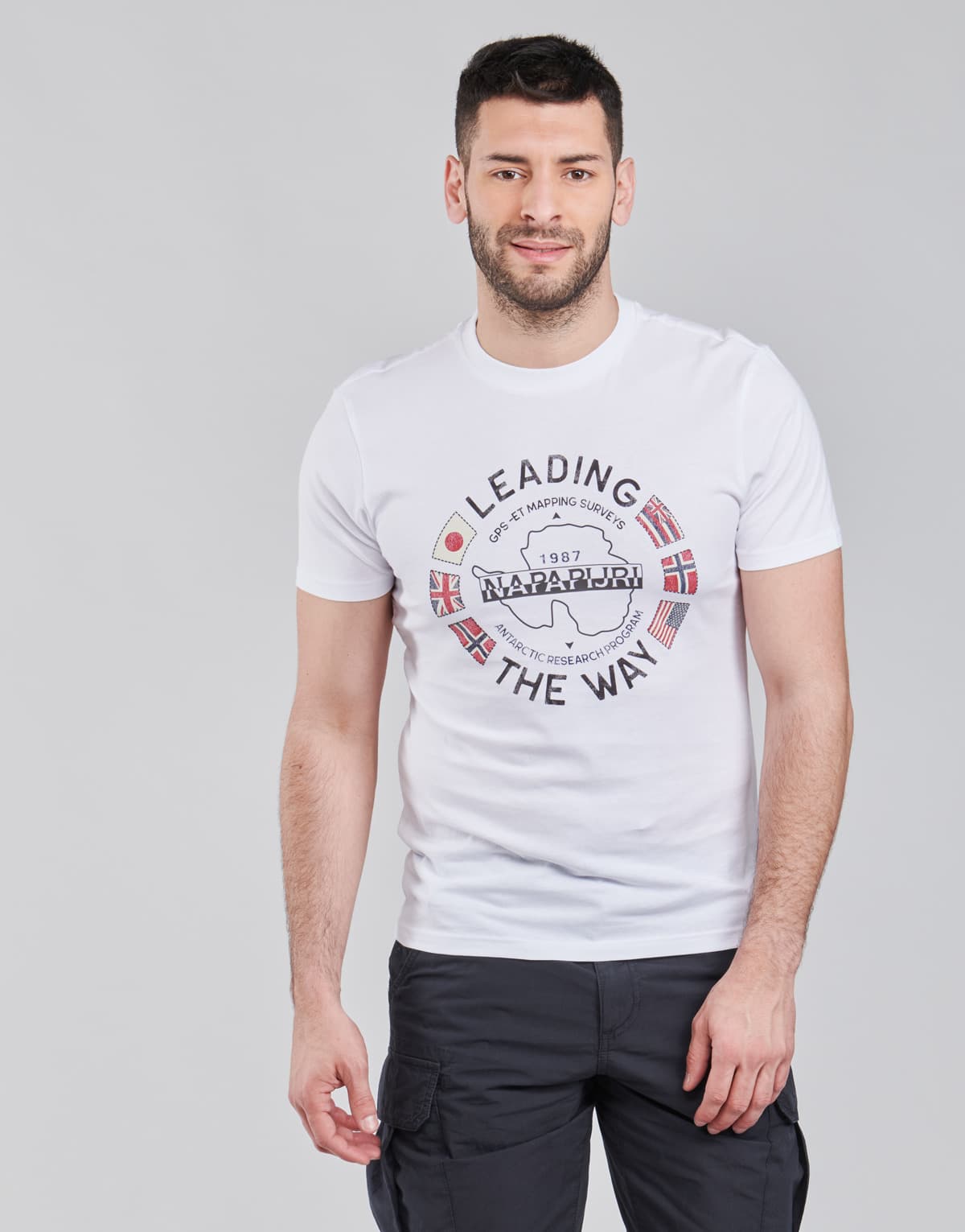 Men's T-Shirts Napapijri White