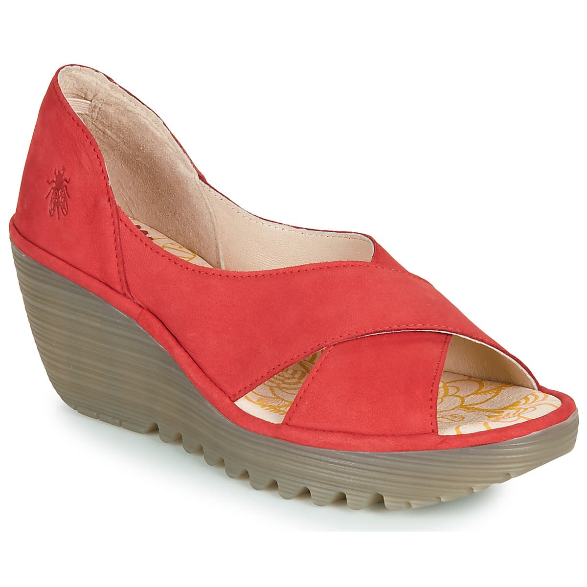Women's Platforms Fly London Red