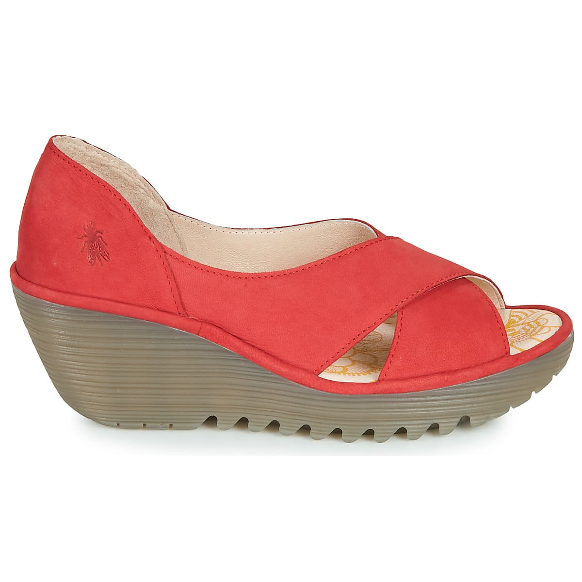 Women's Platforms Fly London Red