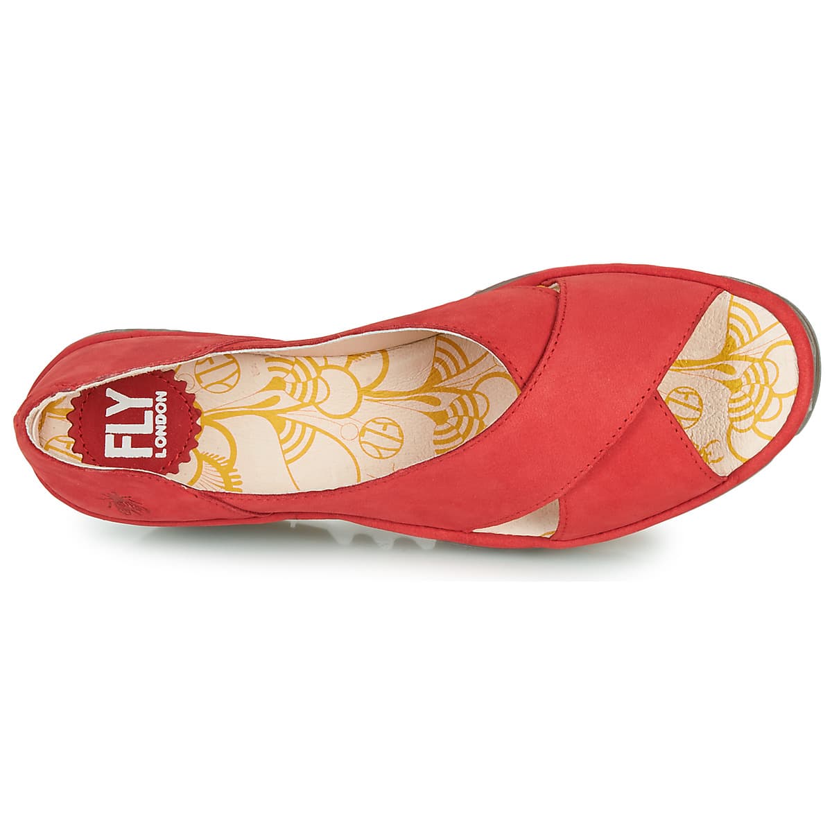 Women's Platforms Fly London Red