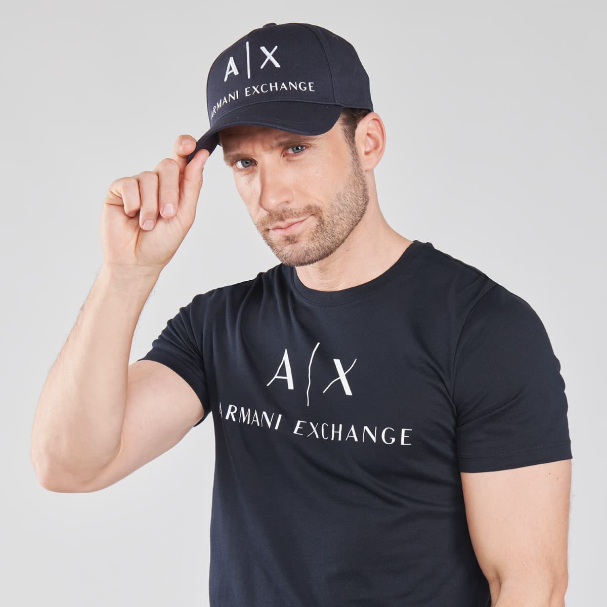 Men's Caps Armani Exchange Blue