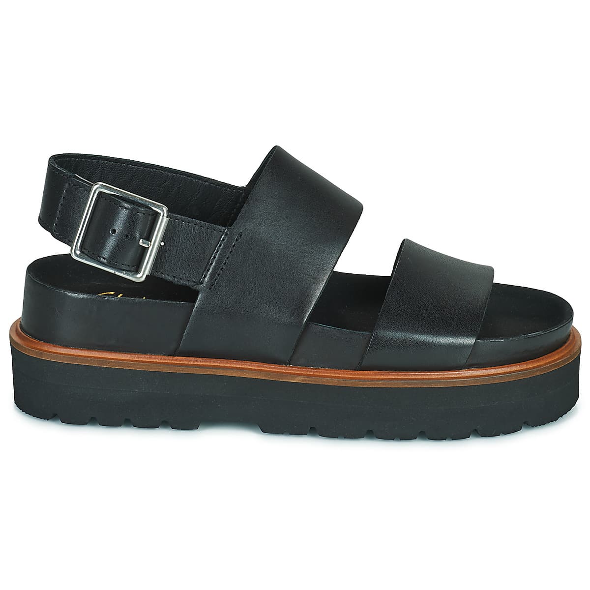 Women's Platforms Clarks Black