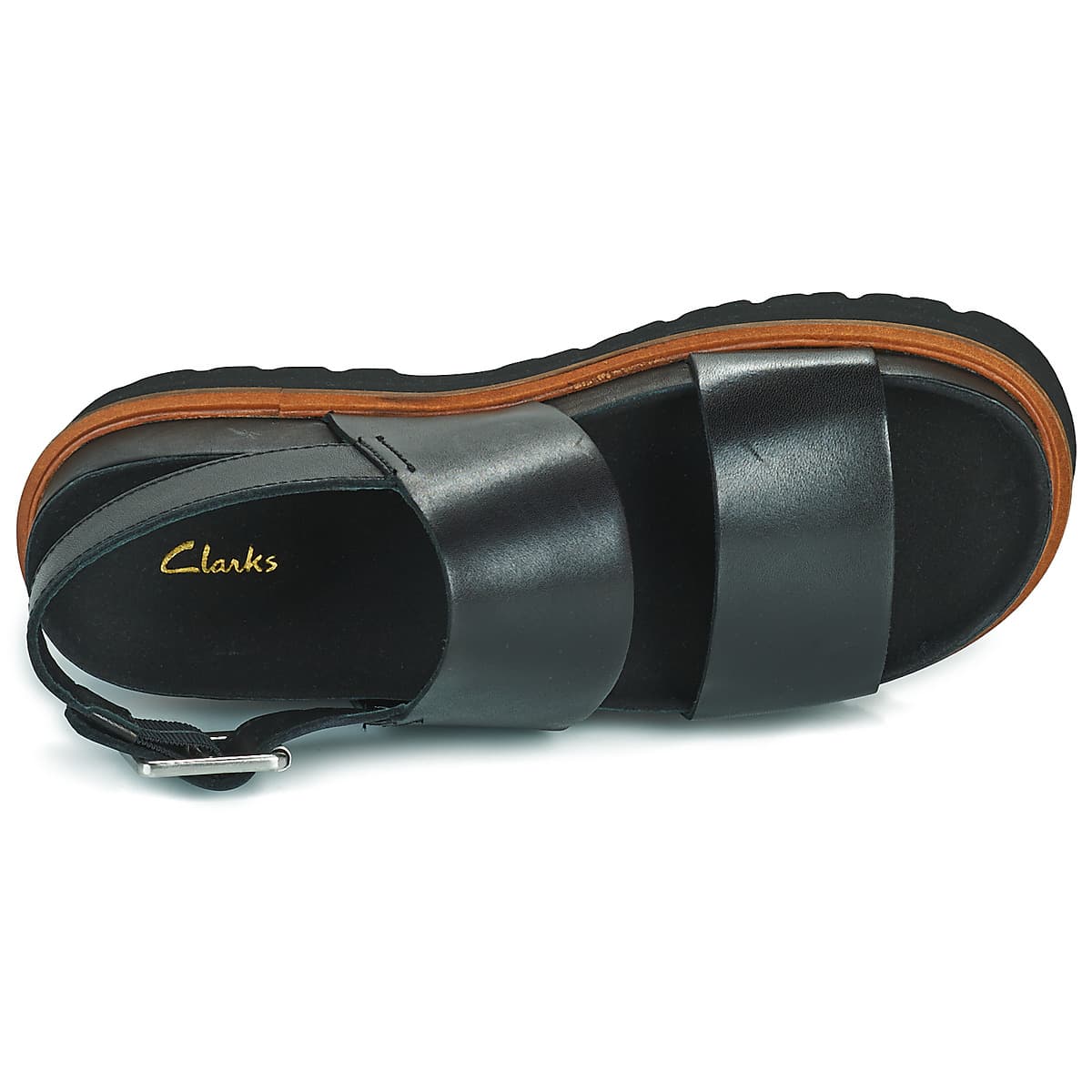 Women's Platforms Clarks Black