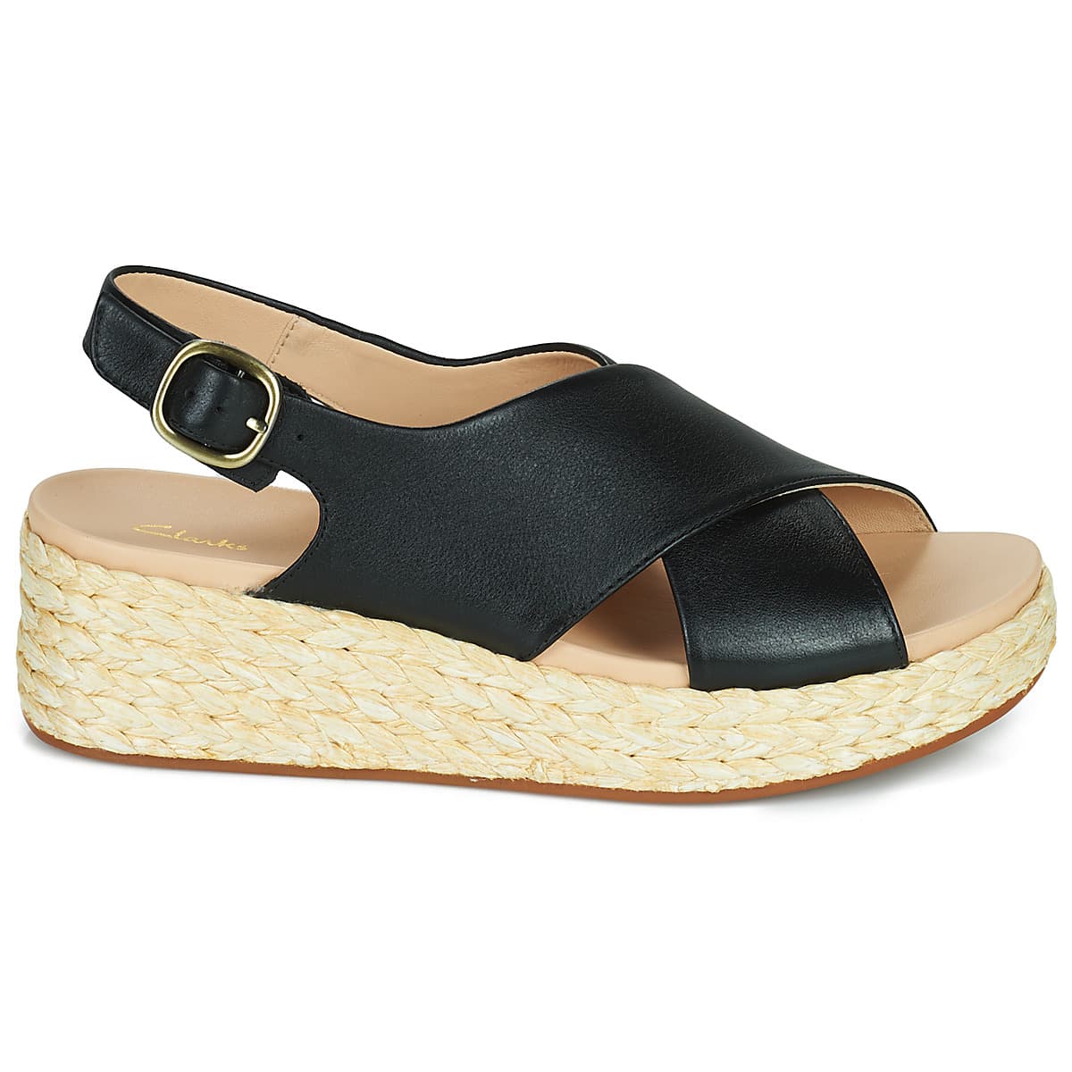Women's Platforms Clarks Black