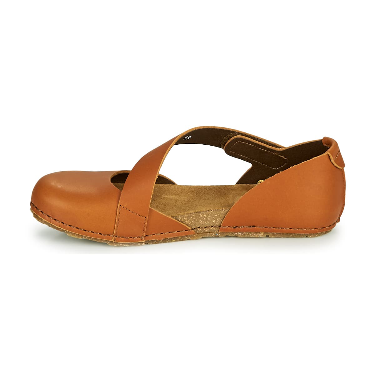 Women's Ballet Flats Art Brown