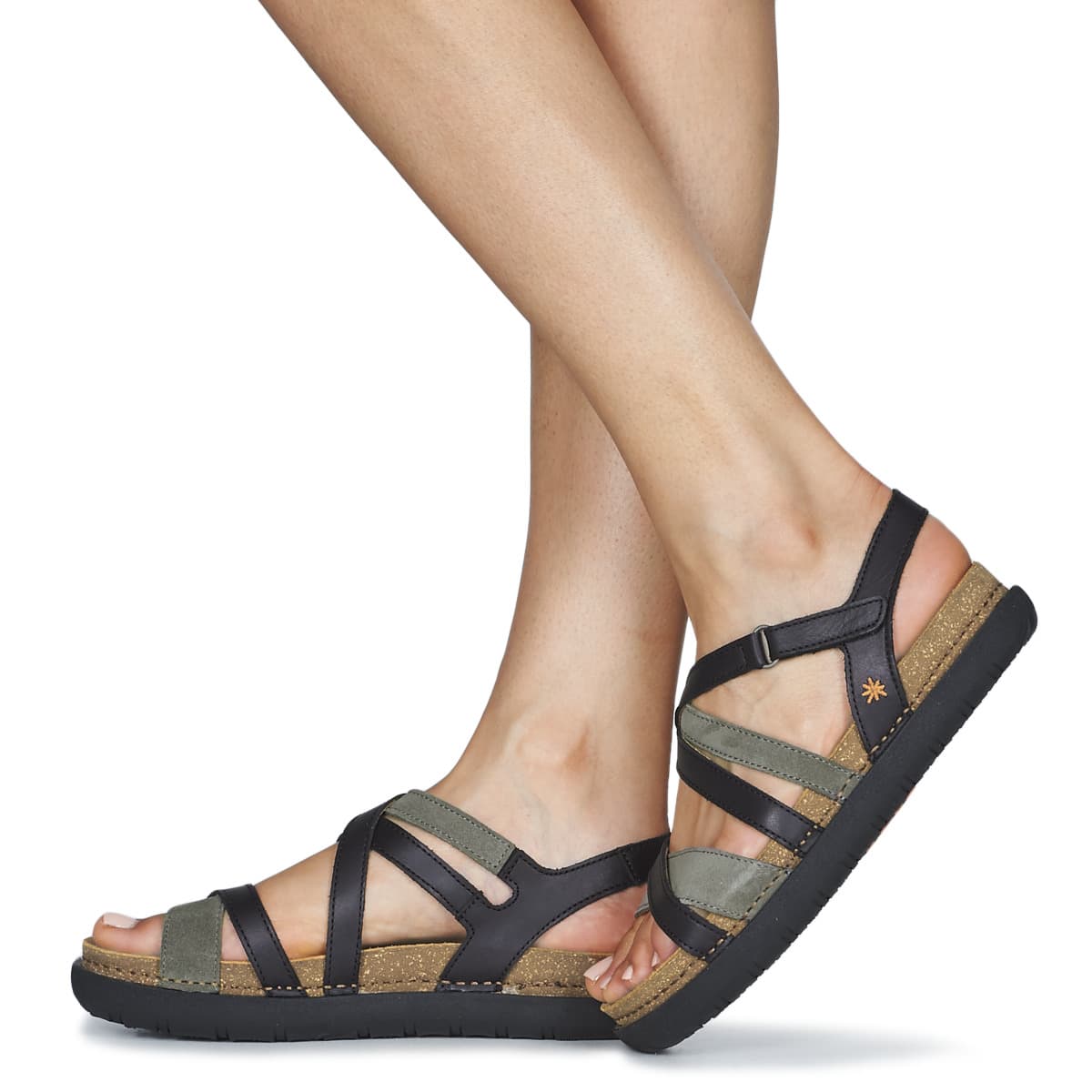 Women's Platforms Art Black