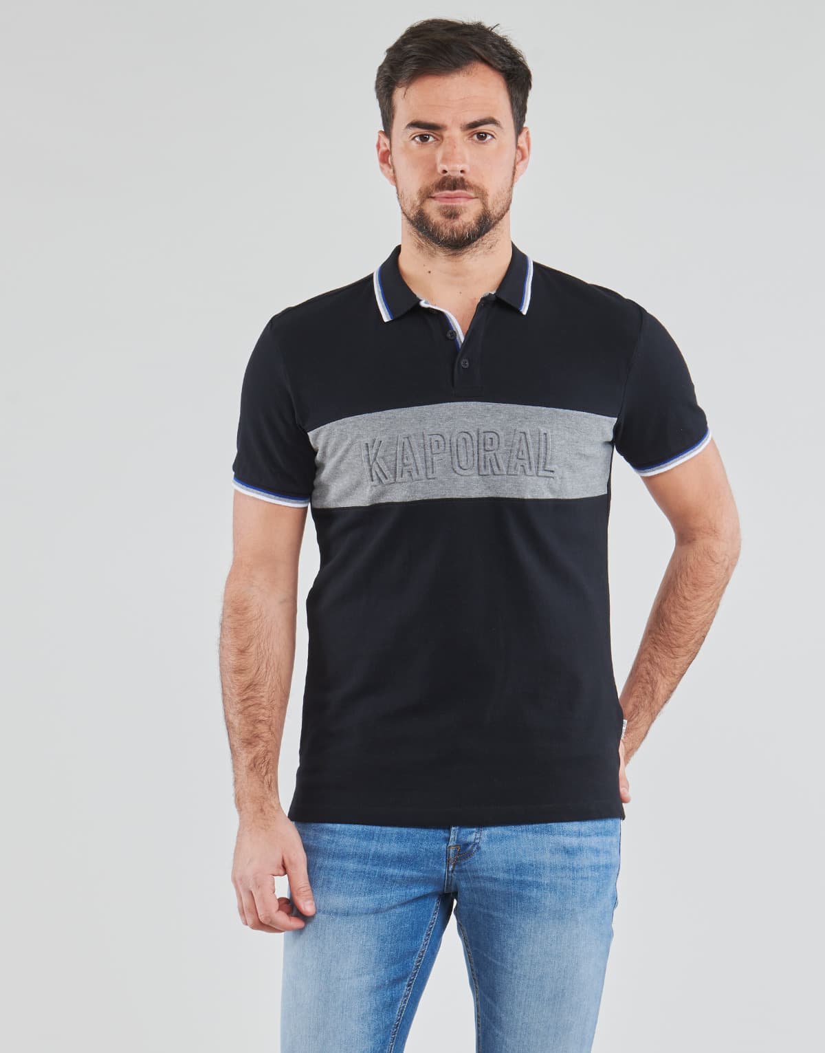 Men's Polo Shirts Kaporal Black