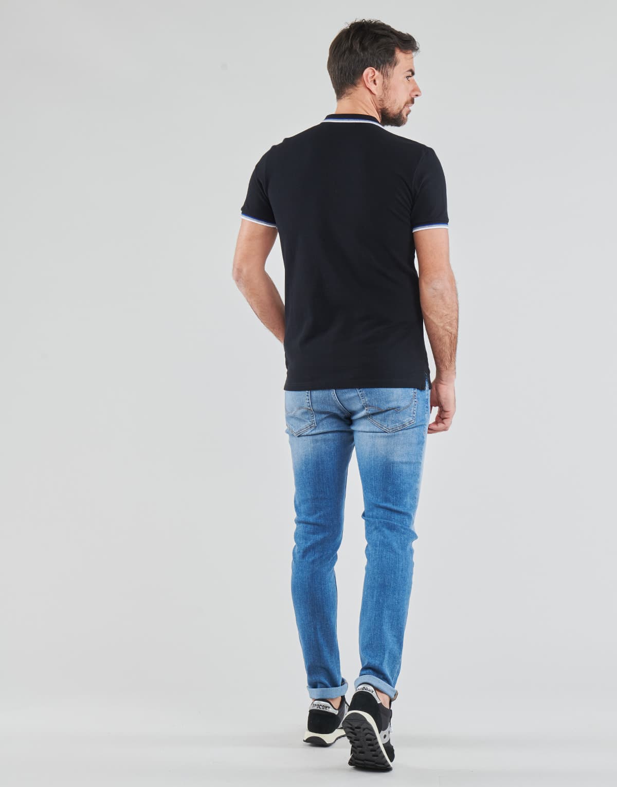 Men's Polo Shirts Kaporal Black