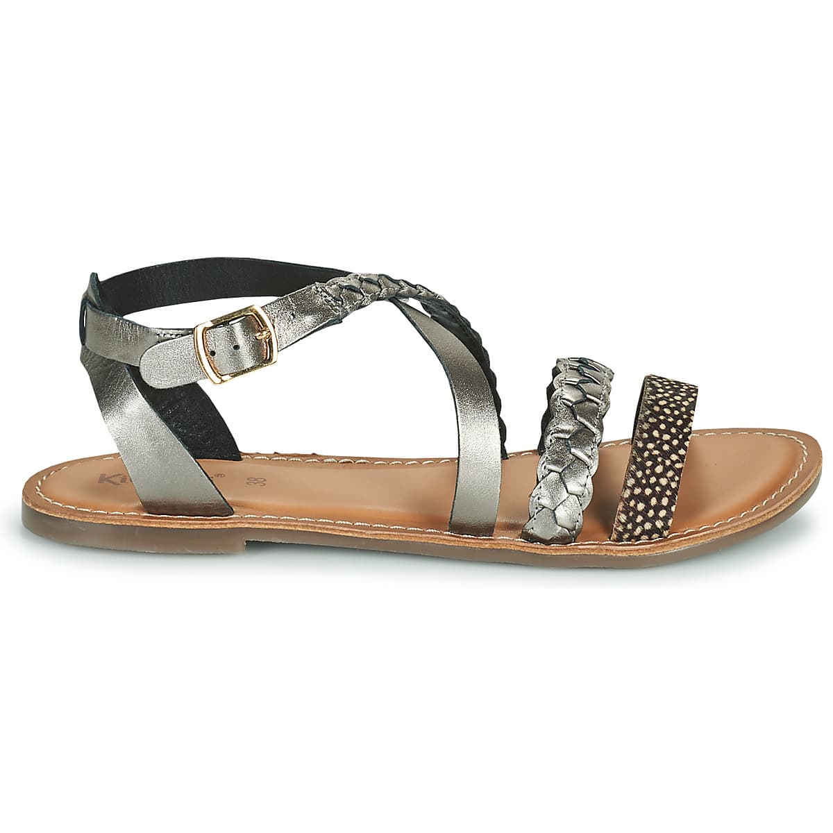 Women's Sandals Kickers Brown