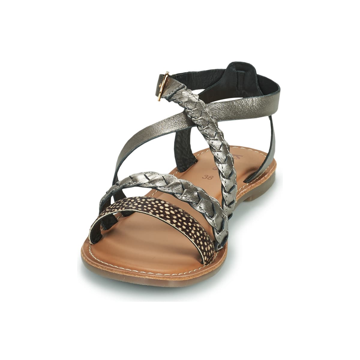 Women's Sandals Kickers Brown