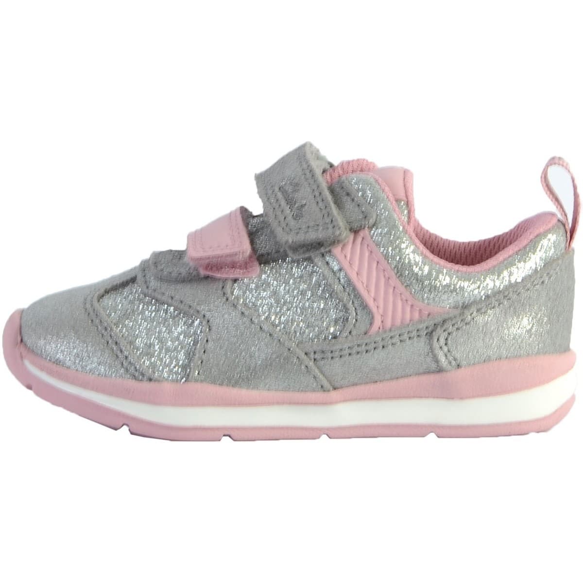 Girls' Sneakers Clarks Silver